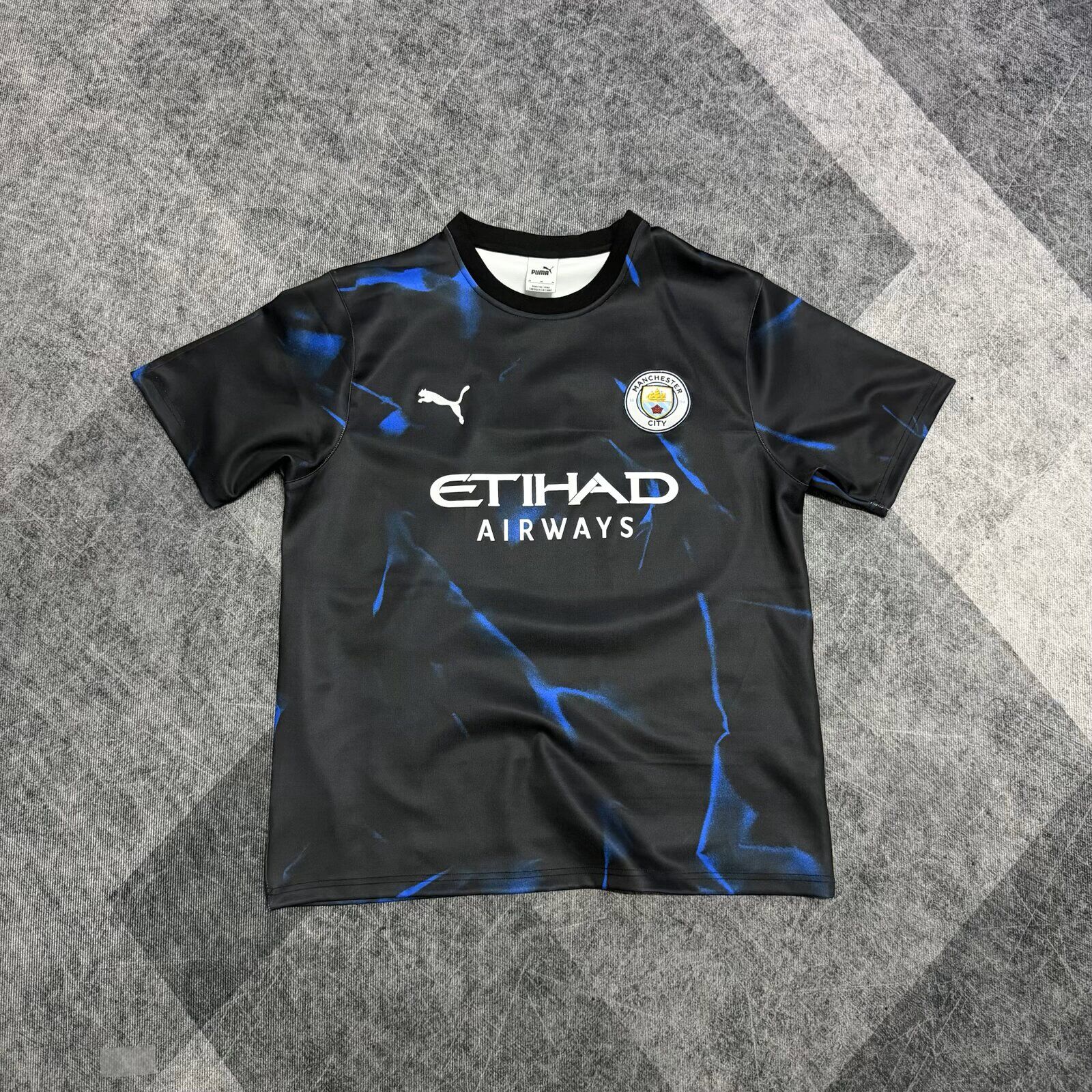 AAA Quality Manchester City 26/27 Black/Blue Training Jersey